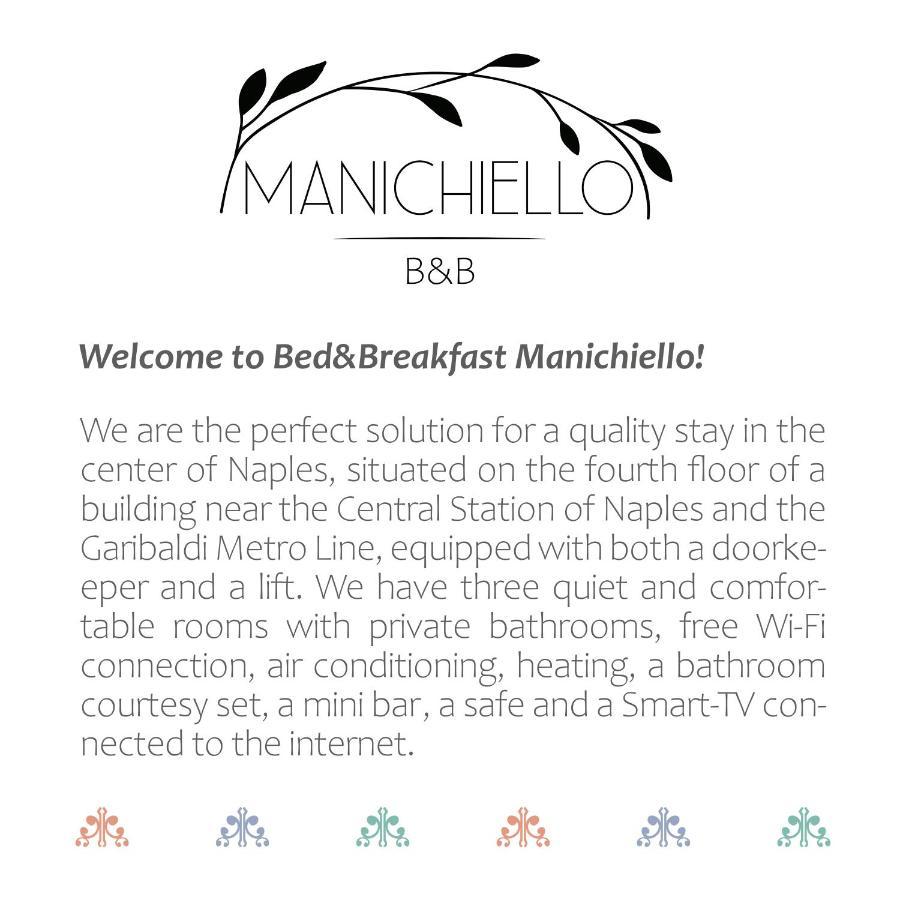 Hotel Manichiello Neapol Exteriér fotografie